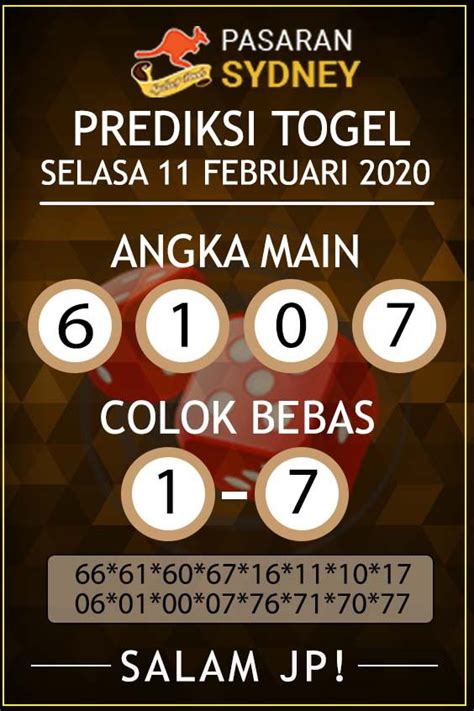 Syair sidney tanggal 1  Sekiranya kumpulan gambar syair diatas bisa membantu para pembaca dalam memilih angka togel yang akan di pasang dan ingat